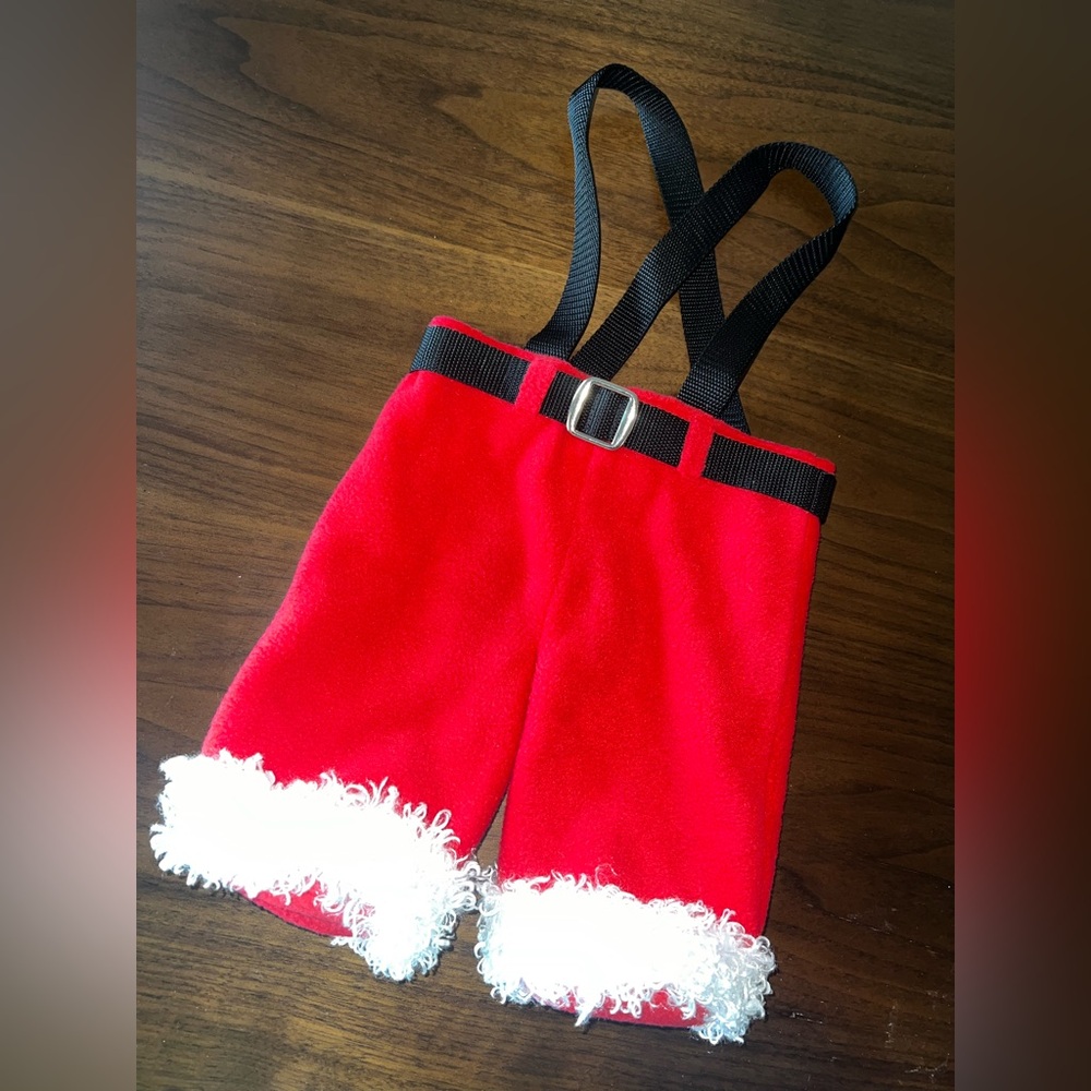 Wine tote - santa pants